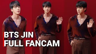 BTS Jin Arrival + Red Carpet At Gucci Fashion Show Full Fancam | Jin 진 in Milan Fashion Week 2024