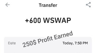 WalletSwap Airdrop For All Users Free 250$+ Profit Instant