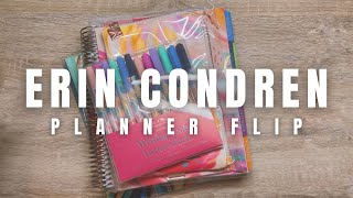 ERIN CONDREN PLANNER FLIP THROUGH | THE CURVY PLANNER