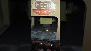 Laser cutting 20mm MS #cutting #lasercuttingmachine #lasercutting  #Mech-X