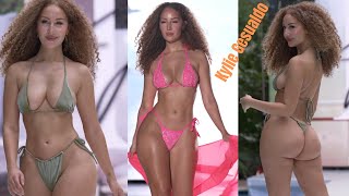 KYLIE GESUALDO In Slow Motion | Curvy Swimwear Model | Miami Swim Week 2024 | 4K Vertical Video