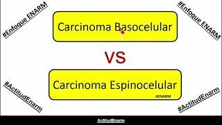 Carcinoma basocelular / Carcinoma espinocelular (ENARM)