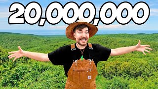 Посадил 20,000,000 Деревьев, Мой Самый Большой Проект!