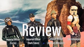 Review: Hasbro Star Wars Black Series Andor action figures.