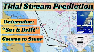 Tidal Stream Prediction: Determine "Set & Drift" and Course to Steer