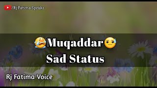 Sad Status 🙁| Painfull Shayari Status| Heart Touching Poetry 💔 Whatssapp Status |