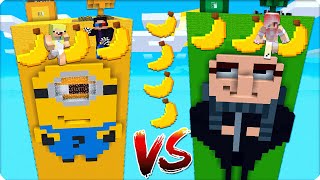 💛ЧАНК МИНЬОН vs ЧАНК ГРЮ в МАЙНКРАФТЕ! ЛЕСКА НУБИК ШЕДИ БИТВА ЧАНКОВ💛