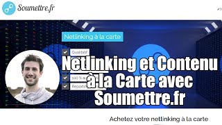 Soumettre.fr - Netlinking et Contenus à la Carte pour votre Site !