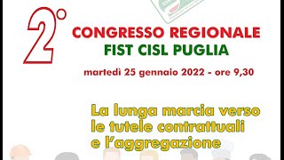 CONGRESSO FIST CISL PUGLIA: LUIGI SPINZI NUOVO SEGRETARIO GENERALE.