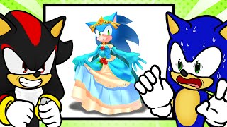 Shadow e Sonic REAGEM a FANTASIAS de HALLOWEEN no Sonic VR