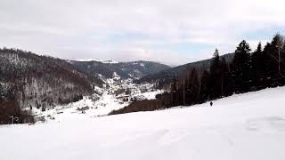 SKI Centrum Mraznica - Hnilčík - svah - Time Lapse Full HD Video GoPro HERO 5 Black 28.2.2018