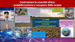 Contrastare la scarsità idrica: potabilizzazione e recupero delle acque. Emi TV 09/08/2024