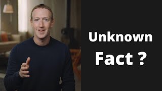 Unknown Fact About Mark Zuckerberg?