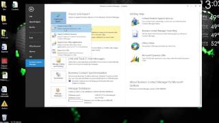 Tutorial - Import and Export Business Contact Manager 2013