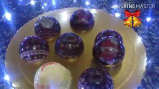 Bolas de natal comestível (parte 1)