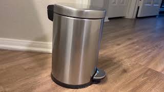 Honest Review  simplehuman 4 5 Liter Trash Can