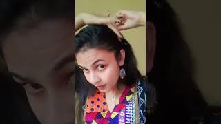 #shorts #easy everyday Hairstyle without Comb #hairstyles #hairtutorial