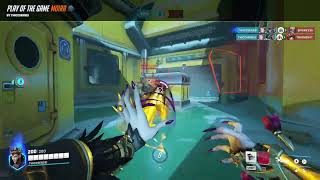 OW2 Moira POTG. I don't need to heal if the enemy is dead 😅 #overwatch2 #overwatchclips