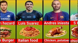 Favourite food of some famous footballers|2024