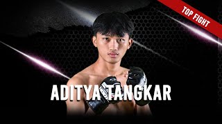 ADITYA TANGKA BANTING DAN MENGUNCI LAWAN SAMPAI TAP OUT | TOP FIGHT ONE PRIDE MMA