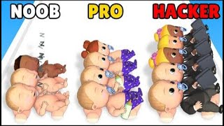 NOOB vs PRO vs HACKER in Baby Stack