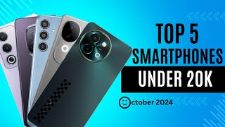 Top 5 Best Smartphones Under 20000 in October 2024 | Budget-Friendly Phones with Amazing Features!