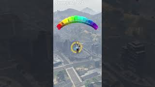 GTA V - Parachute Jump 2/13 #shorts  #grandtheftauto5 #gtaplaythrough #gta5 #parachutejump