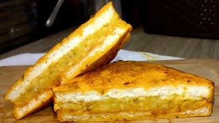 Bread Pakora Sandwich | Different and crispy teatime snack | Recipe by FoodVille