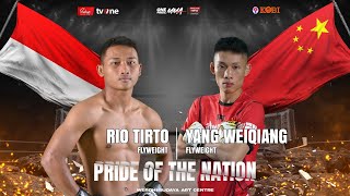 RIO TIRTO VS YANG WEIQIANG | FULL FIGHT ONE PRIDE MMA 79 KING SIZE NEW #4 BALI