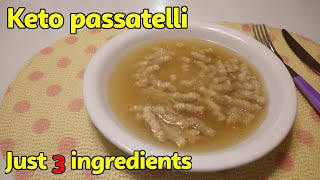 🇺🇲🍝 Keto Italian passatelli easy to make and tasty! #passatelli