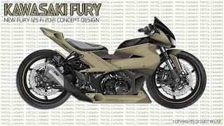 New KAWASAKI FURY 125 Fi 2021 DIGITAL CONCEPT | PAINT COLORS IDEAS | MOTO VLOG