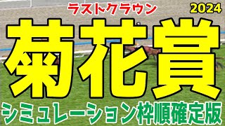 菊花賞2024 枠順確定後シミュレーション【競馬予想】【展開予想】ダノンデサイル アーバンシック コスモキュランダ メイショウタバル ヘデントール アドマイヤテラ メリオーレム ピースワンデュック