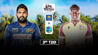 🔴 Live: Sri Lanka vs West Indies 3rd T20 Match | SL vs WI | SL vs WI 3rd T20 Match | FB CRICKET