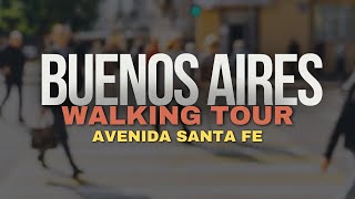 Caminata por la hermosa Avenida Santa Fe Buenos Aires Argentina - Walking tour experience