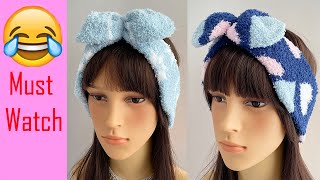 You Won't Believe How Easy it is to Make This Cute Headband | Hairband | Ear Warmer | arco de cabelo