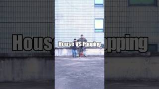 House VS Popping #dance #popping #house