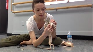 How I prep my pointe shoes