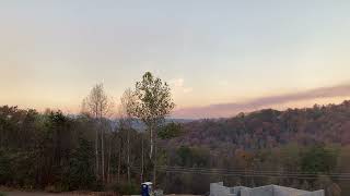 Smoky Mountains November Autumn Sunday Evening