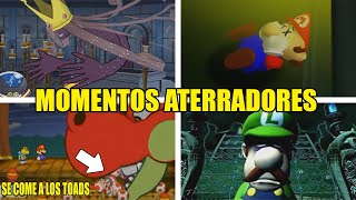 10 Momentos Aterradores en Juegos de Mario