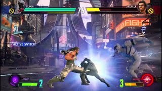 Marvel vs Capcom Spider-Man & Venom x2 Hyper Combo Finish*