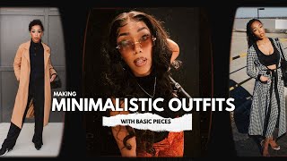 Creating Fashion Looks With Basic Pieces l Chic, Minimal, Basic✨