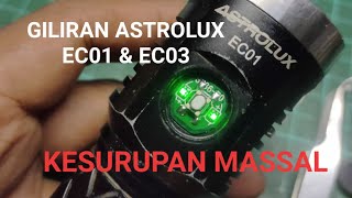 [TUTORIAL] Service ASTROLUX EC01 & EC03 : Senter TIDAK BISA Dimatikan,Mode NGACO dan Turbo ERROR‼️