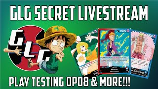 Secret One Piece Livestream | Play testing OP08 | One Piece Cardgame