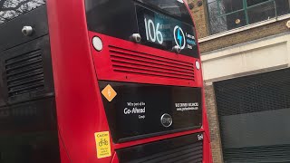 FRV - Go-Ahead London LF20 XLD Ee4 - 106 Finsbury Park - Whitechapel with diversion aka mystery tour