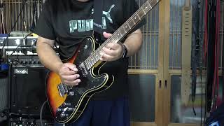 〖弾いてみた〗SCHECTER Diamond Series PT FastBack 2005年 改  ＆ Orenge DarkTerror 一発撮り 即興アドリブギター006