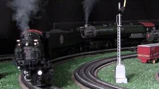 MTH Premier GN Z-6 & R-2 O-Gauge Steam Locomotives Double-Headed in True HD 1080p