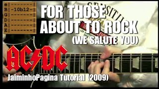 Guitar Lesson - "For Those About To Rock (We Salute You)" Original JaiminhoPagina Series (2009)