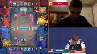 coltonw83 vs B-rad |  2017 Clash Royale Championship NA [HD]