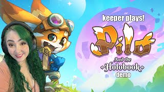 Pilo and the Holobook Demo | Keeper Plays!