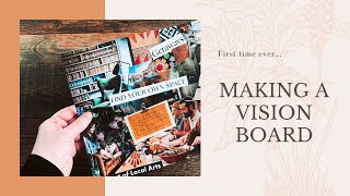 Making a Vision Board for the First Time - From Jenn Vlog No. 1